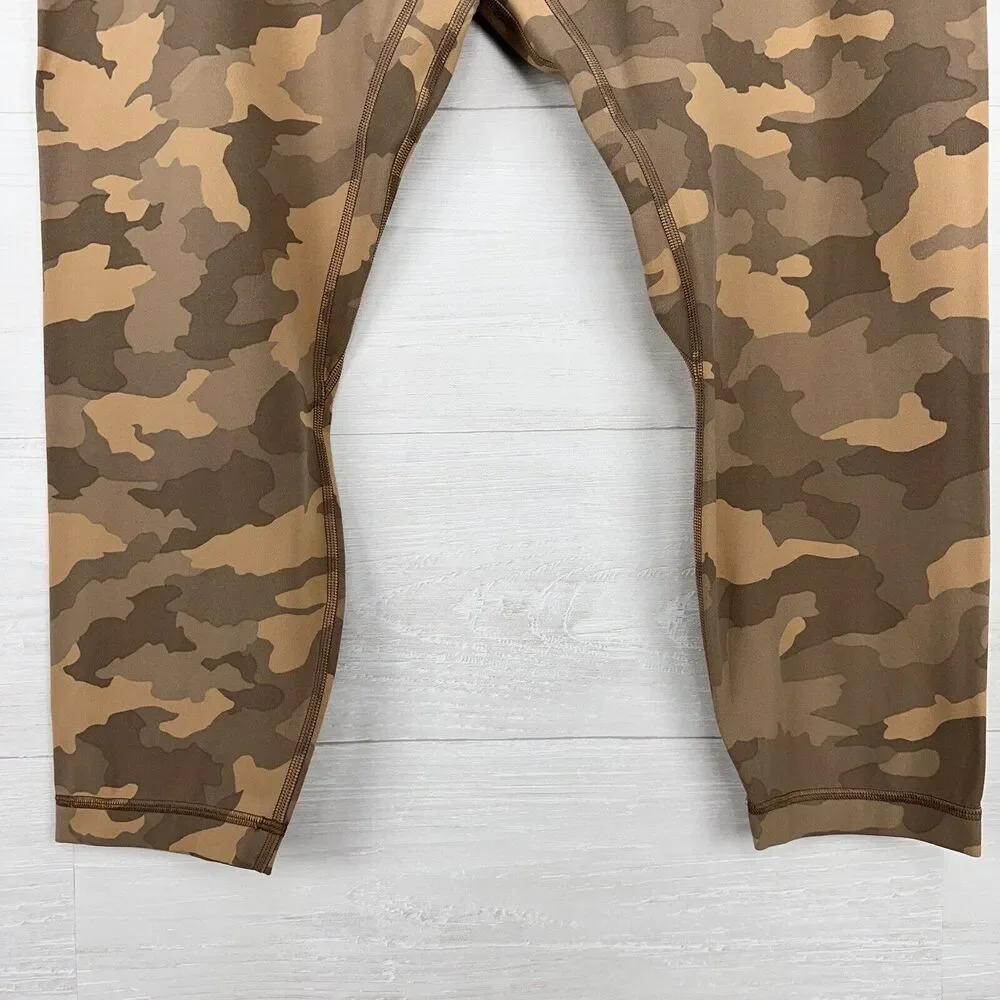 Lululemon Align High-Rise Pant Legging Size 20‎ Heritage 365 Camo Beige Athletic